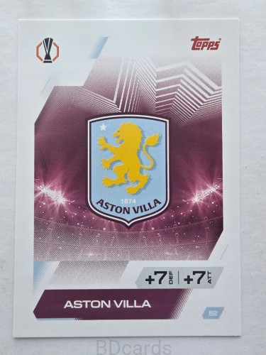 2025-26 Topps Match Attax Logo Aston Villa /F