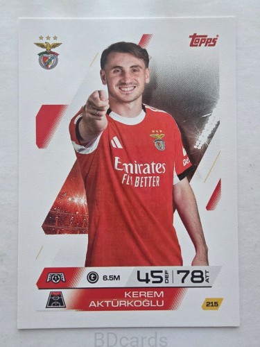 2025-26 Topps Match Attax Kerem Akturkoglu Benfica /F