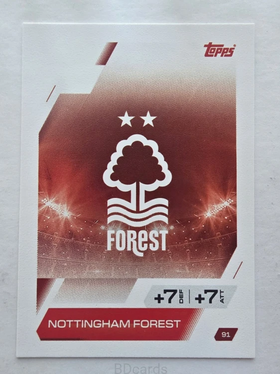 2025-26 Topps Match Attax Logo Nottingham Forest /F