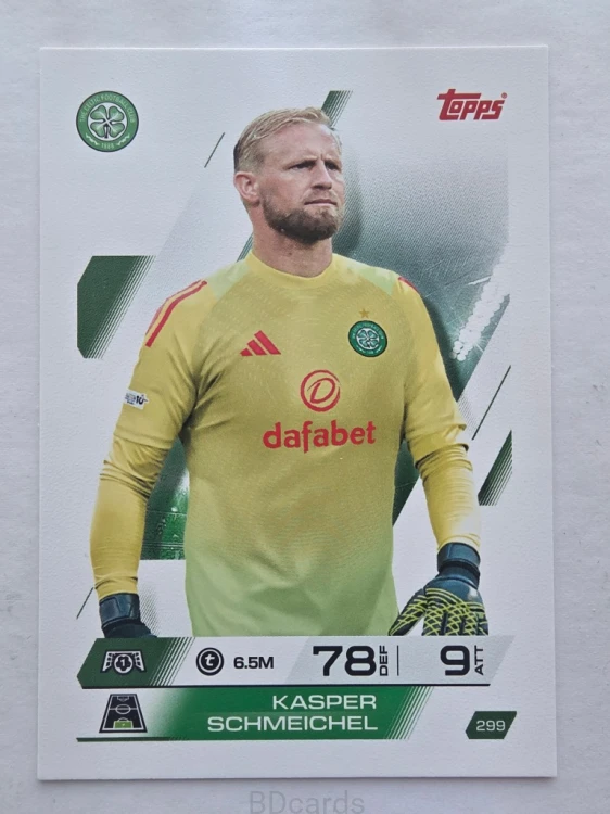 2025-26 Topps Match Attax Kasper Schmeichel Celtic /F
