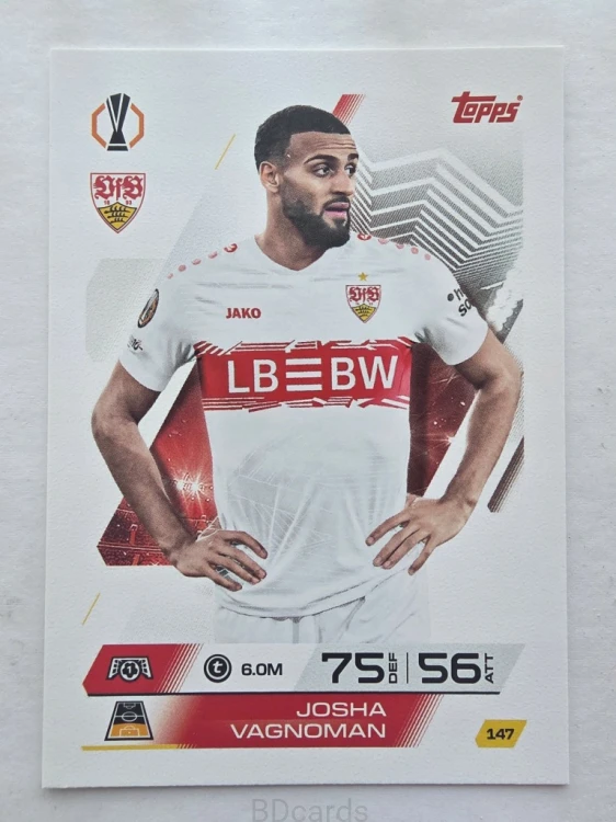 2025-26 Topps Match Attax Josha Vagnoman VFB Stuttgart /F