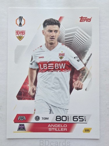 2025-26 Topps Match Attax Angelo Stiller VFB Stuttgart /F