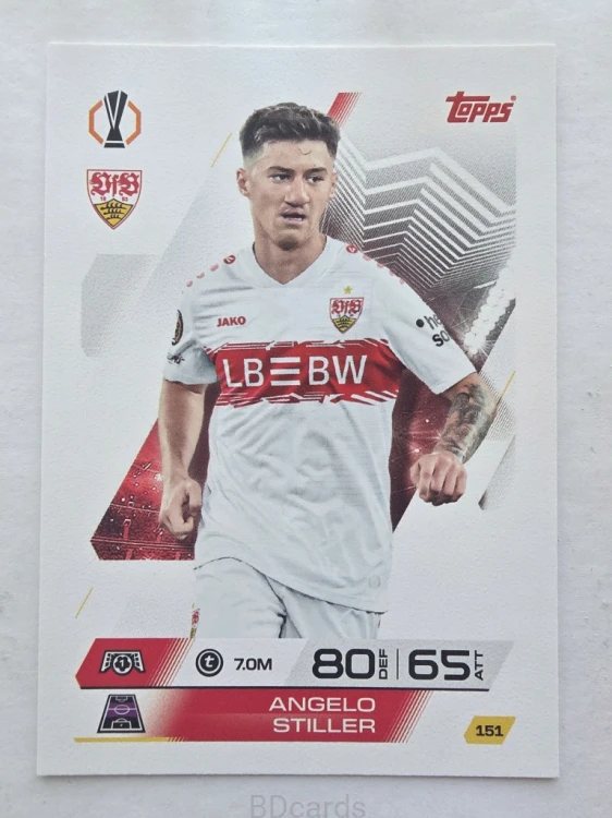 2025-26 Topps Match Attax Angelo Stiller VFB Stuttgart /F