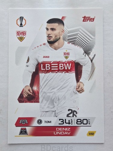 2025-26 Topps Match Attax Deniz Undav VFB Stuttgart /F