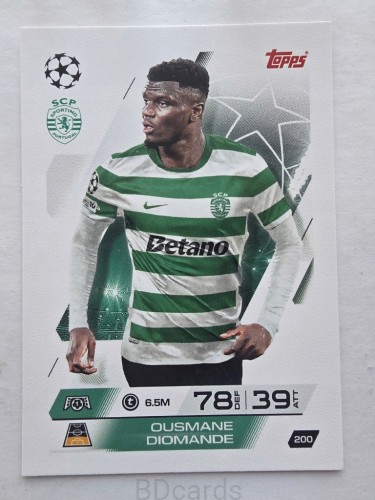 2025-26 Topps Match Attax Ousmane Diomande Sporting CP /F