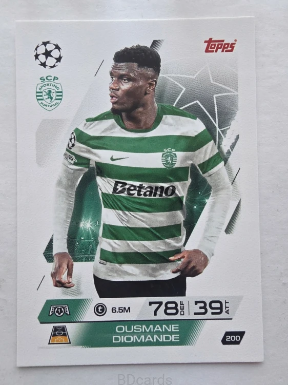 2025-26 Topps Match Attax Ousmane Diomande Sporting CP /F