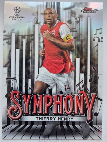 2024-25 Topps Finest Thierry Henry Arsenal Londyn Symphony /A