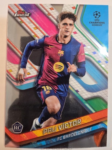 2024-25 Topps Finest Pau Victor Fc Barcelona /A