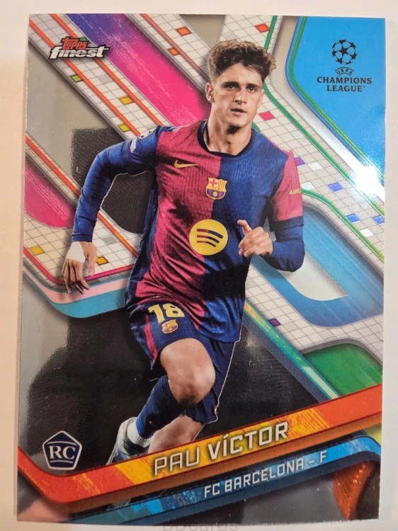2024-25 Topps Finest Pau Victor Fc Barcelona /A