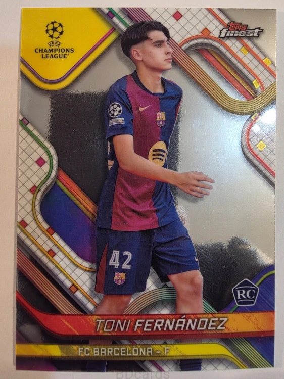 2024-25 Topps Finest Toni Fernandez Fc Barcelona /A