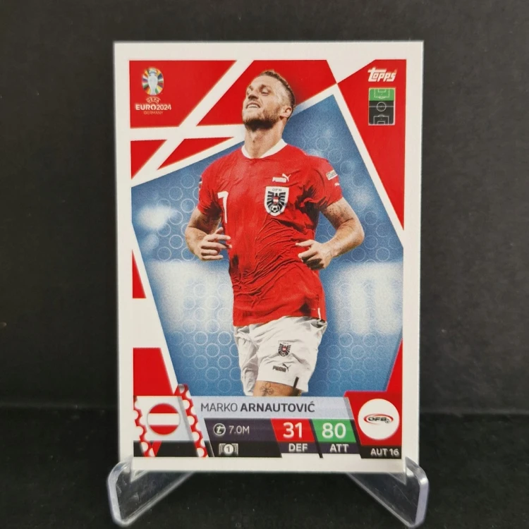 2024 Euro Topps Match Attax Arnautovic Austria /EU2
