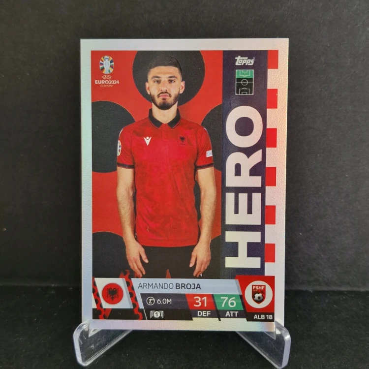 2024 Euro Topps Match Attax Broja ALbania /EU3