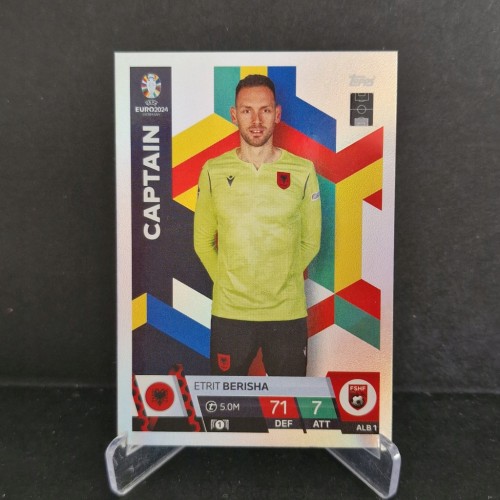 2024 Euro Topps Match Attax Berisha Albania /EU4