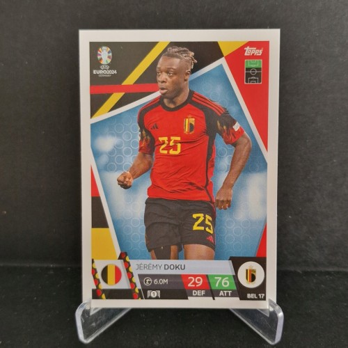 2024 Euro Topps Match Attax Doku Belgia /EU5