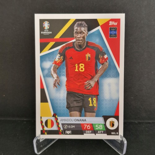 2024 Euro Topps Match Attax Onana Belgia /EU6
