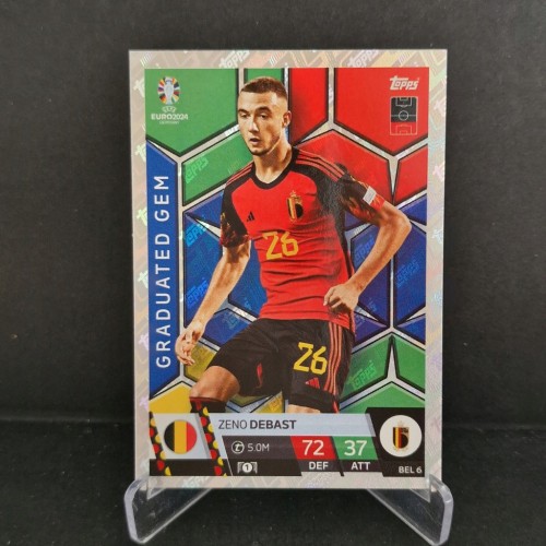 2024 Euro Topps Match Attax Debast Belgia /EU6