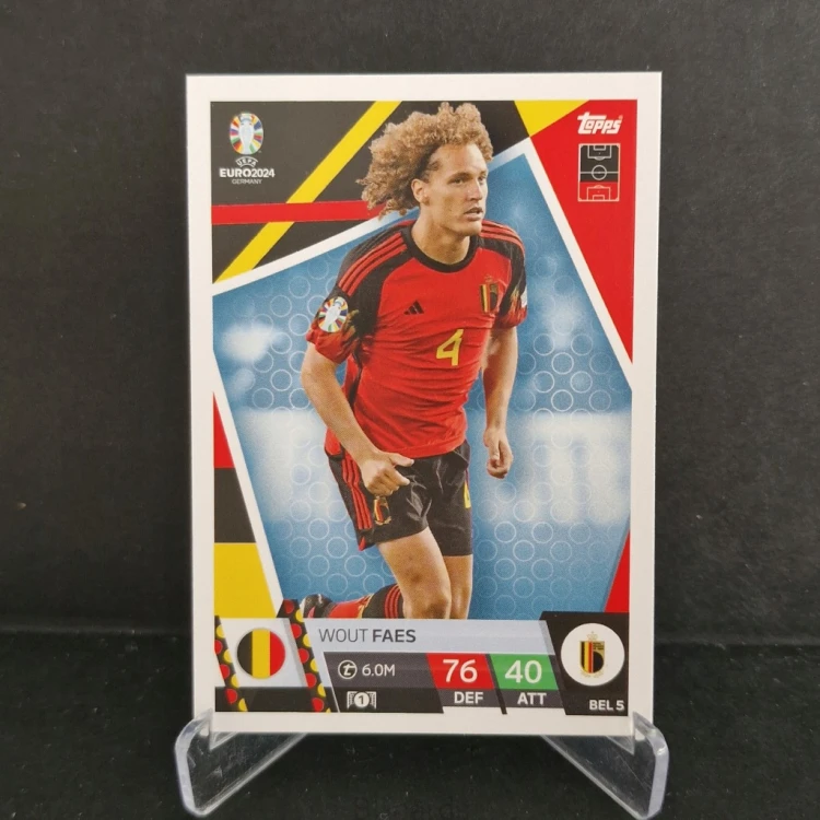2024 Euro Topps Match Attax Faes Belgia /EU6