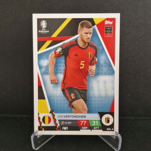 2024 Euro Topps Match Attax Vertonghen Belgia /EU6