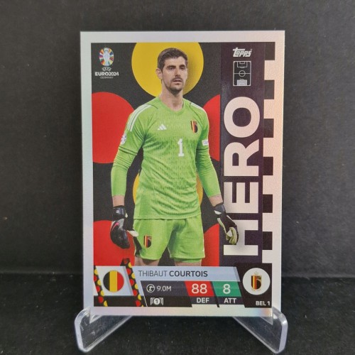 2024 Euro Topps Match Attax Courtois Belgia /EU6