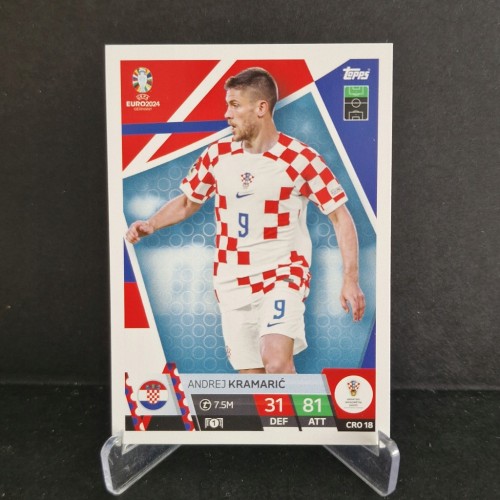 2024 Euro Topps Match Attax Kramaric Chorwacja /EU7