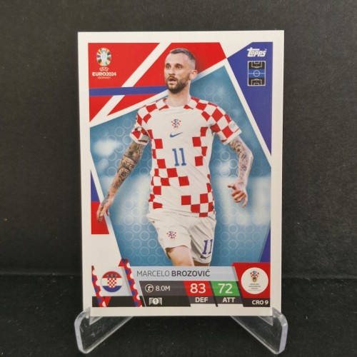2024 Euro Topps Match Attax Brozovic Chorwacja /EU8