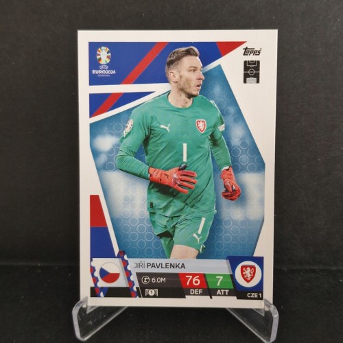 2024 Euro Topps Match Attax Pavlenka Czechy /EU10