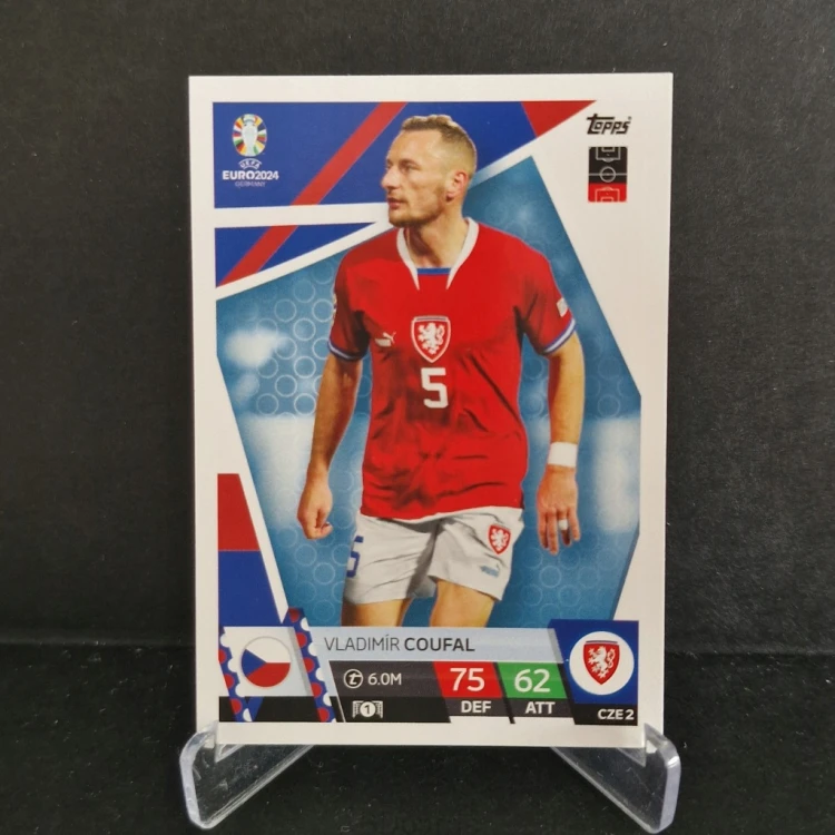 2024 Euro Topps Match Attax Coufal Czechy /EU10