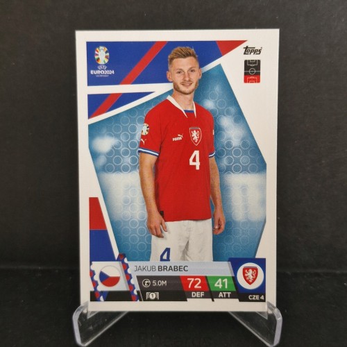 2024 Euro Topps Match Attax Brabec Czechy /EU10