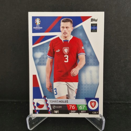 2024 Euro Topps Match Attax Holes Czechy /EU10