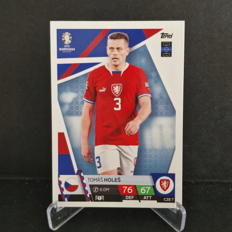 2024 Euro Topps Match Attax Holes Czechy /EU10