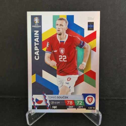 2024 Euro Topps Match Attax Soucek Czechy /EU9