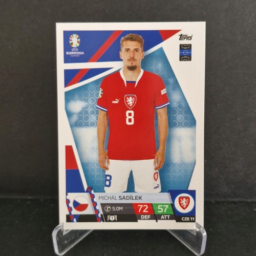 2024 Euro Topps Match Attax Sadilek Czechy /EU9