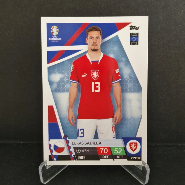 2024 Euro Topps Match Attax Sadilek Czechy /EU9