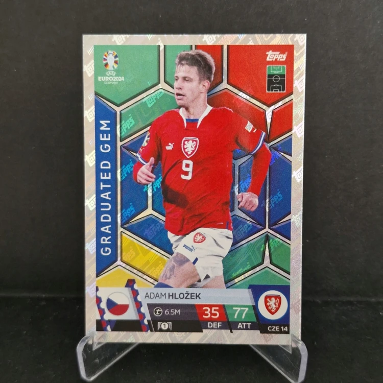 2024 Euro Topps Match Attax Hlożek Czechy /EU9