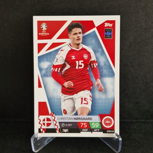 2024 Euro Topps Match Attax Norgaard Dania /EU11