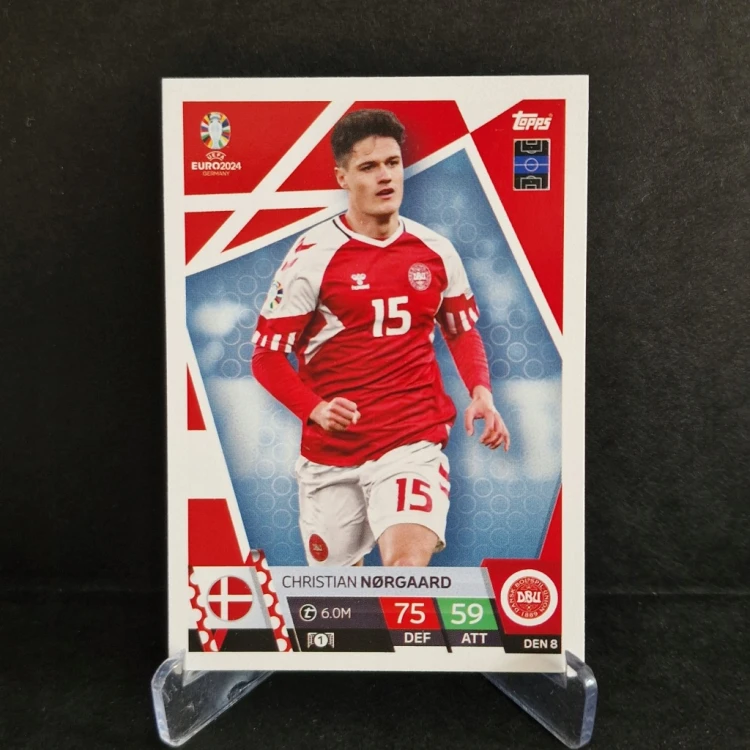 2024 Euro Topps Match Attax Norgaard Dania /EU11