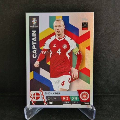 2024 Euro Topps Match Attax Kjaer Dania /EU11