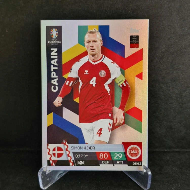 2024 Euro Topps Match Attax Kjaer Dania /EU11