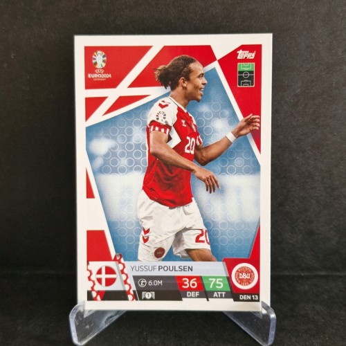 2024 Euro Topps Match Attax Poulsen Dania /EU12