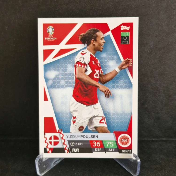 2024 Euro Topps Match Attax Poulsen Dania /EU12