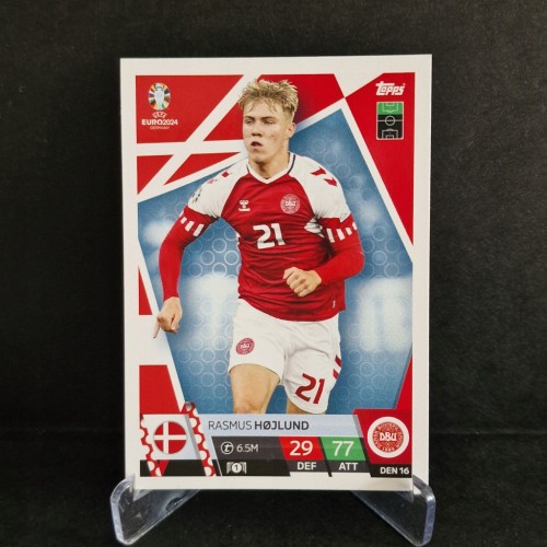 2024 Euro Topps Match Attax Hojlund Dania /EU12
