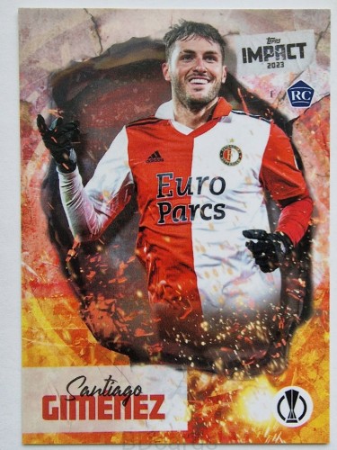 2023-24 Topps Impact Santiago Gimenez Feyenord /NU9