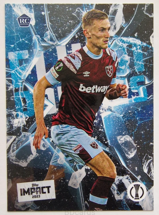 2023-24 Topps Impact Flynn Downes West Ham /NU10