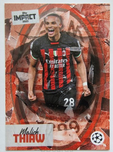 2023-24 Topps Impact Malick Thiaw Ac Milan /NU10