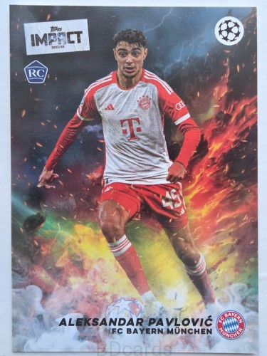 2023-24 Topps Impact Pavlović Bayern Munich /FI17