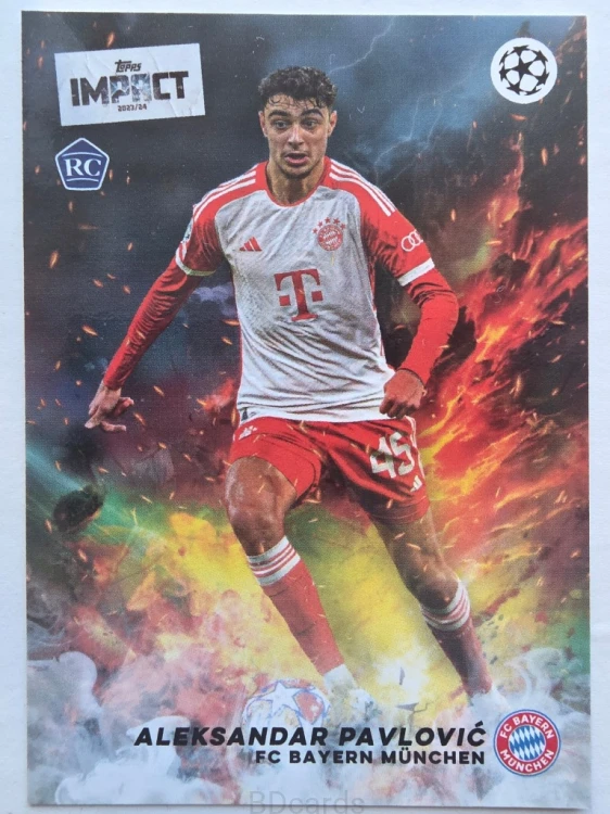 2023-24 Topps Impact Pavlović Bayern Munich /FI17