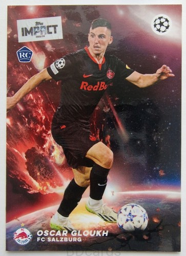 2023-24 Topps Impact Oscar Gloukh FC Salzburg /FI18