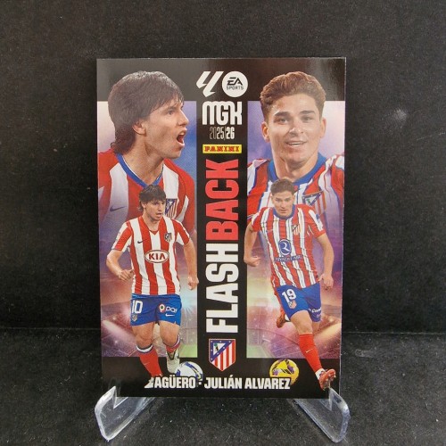 2025-26 Panini Megacracks Aguero Alvarez Atletico Madryt Flashbacks /K70