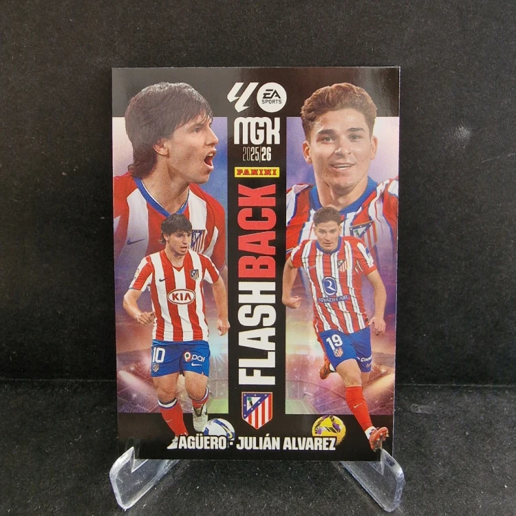 2025-26 Panini Megacracks Aguero Alvarez Atletico Madryt Flashbacks /K70