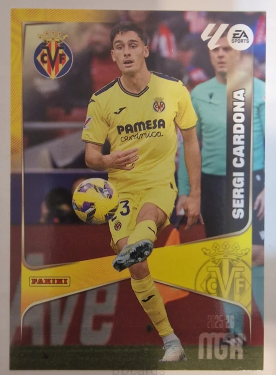 2025-26 Panini Megacracks Segi Cardona Villareal /B